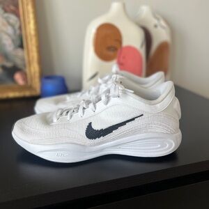 Nike Air White Men’s Sneakers with Black Swoosh